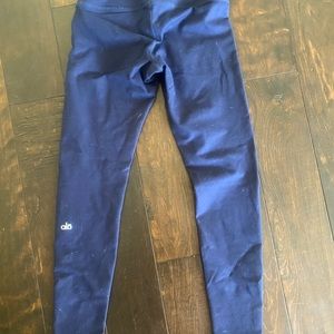 Alo yoga high rise leggings navy blue